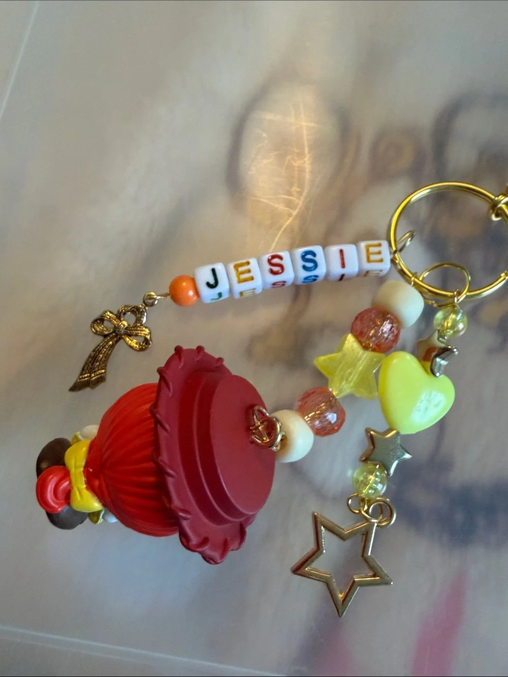 ✨NEW HANDMADE TOY STORY JESSIE COWGIRL BAG CHARM KEYCHAIN CLIP-ON CHARACTER TOY✨